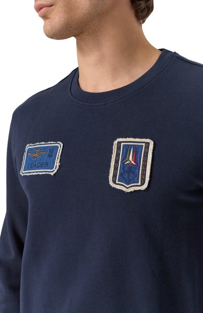 Хлопковый свитшот AERONAUTICA MILITARE, арт. 251FE2004F563, фото 5