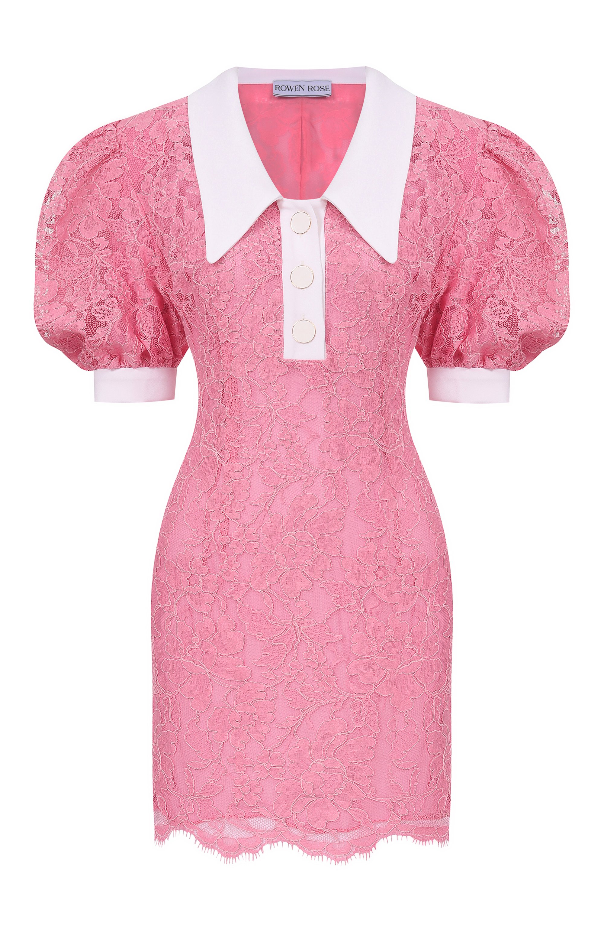 Платье из хлопка и вискозы ROWEN ROSE, арт. DRS_RR171_S, фото 1