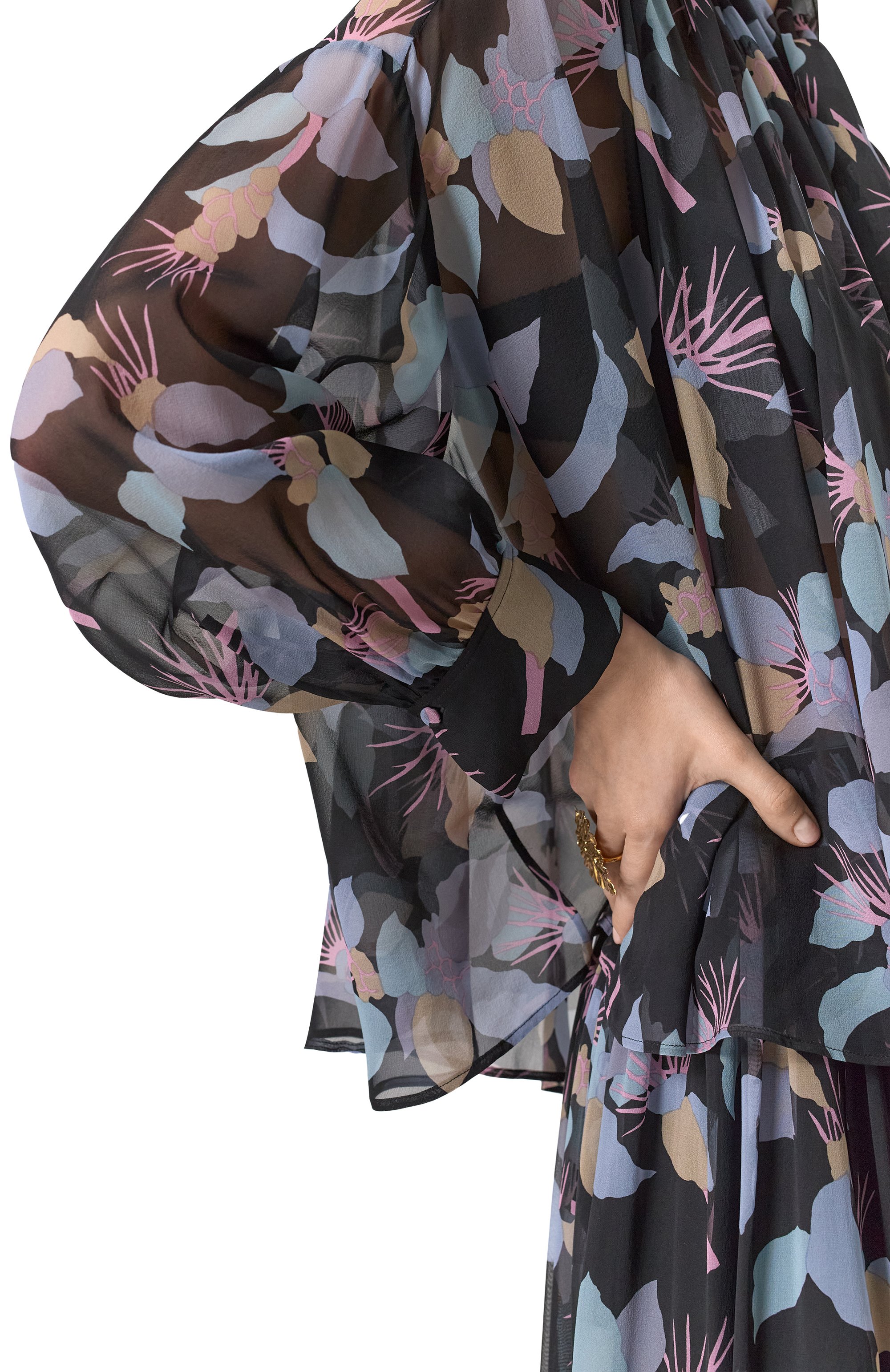 Шелковая блузка CHLOÉ, арт. CHC25SHT34343, фото 5