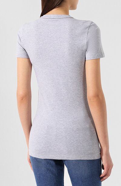 Хлопковая футболка BRUNELLO CUCINELLI, арт. MPT18B0170, фото 4