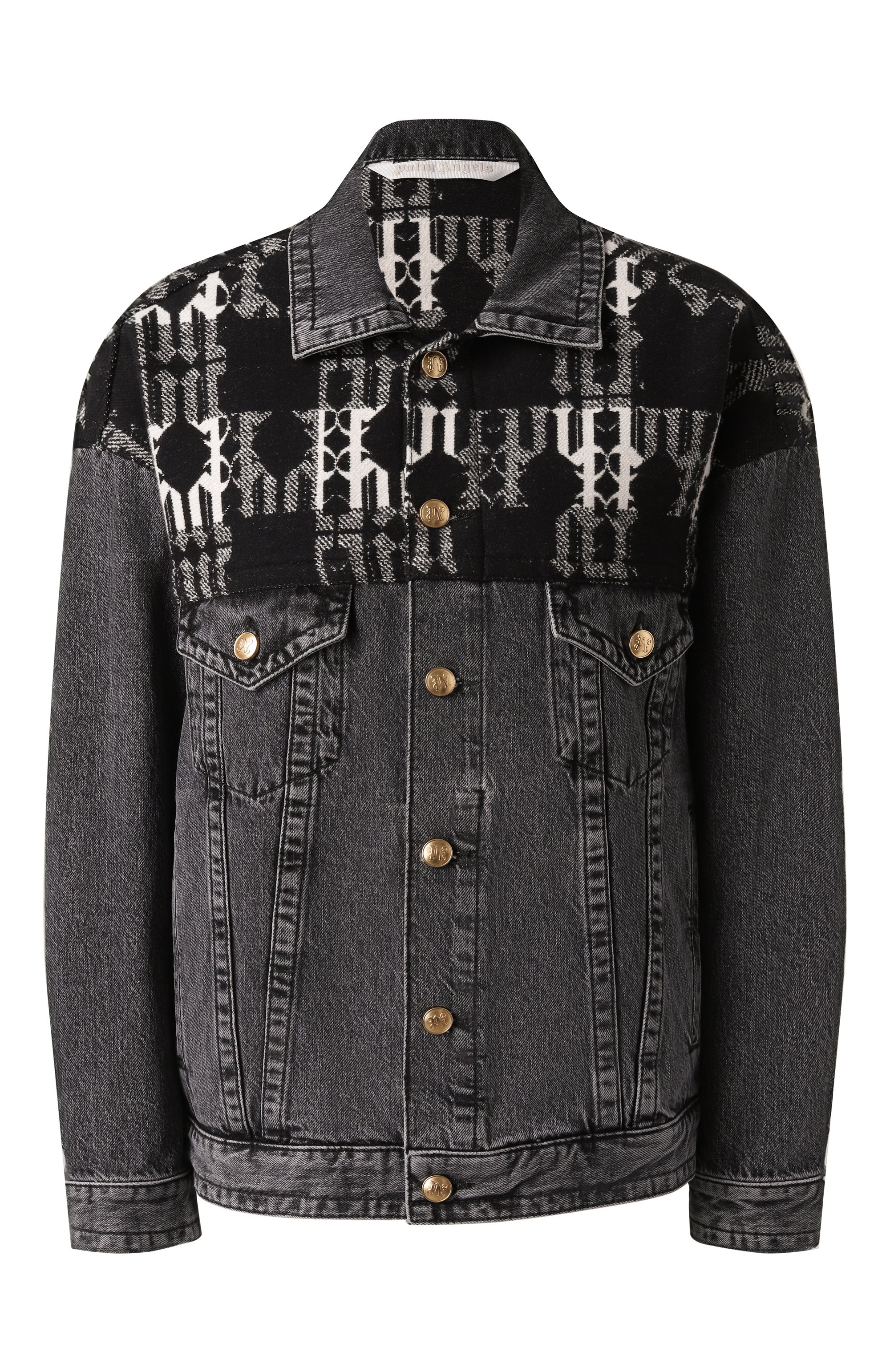 Джинсовая куртка PALM ANGELS, арт. PWYE038F24DEN001, фото 1