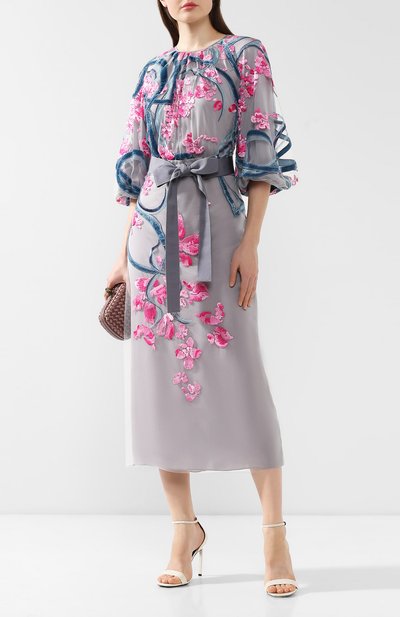 Платье GIORGIO ARMANI разноцветного цвета по цене 536500 руб., арт. 9WHVA03H/T013U, фото 2 Платье GIORGIO ARMANI, арт. 9WHVA03H/T013U, фото 2