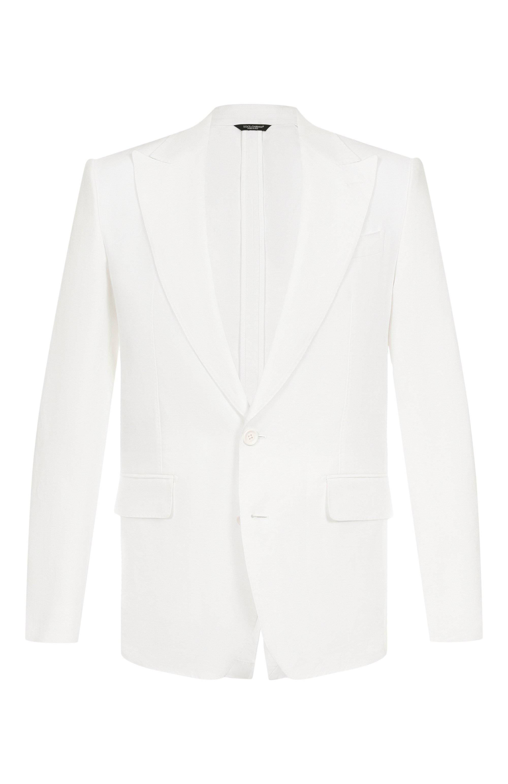 Льняной пиджак DOLCE & GABBANA, арт. G2QS6T/FU4MC, фото 1