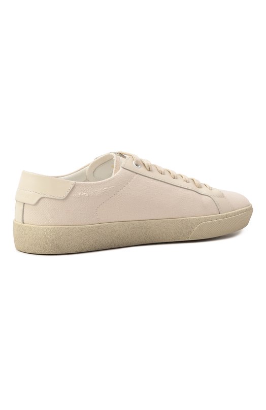 Текстильные кеды Court Classic Saint Laurent 610648/GUP10 Кремовый  610648/GUP10 Фото 5