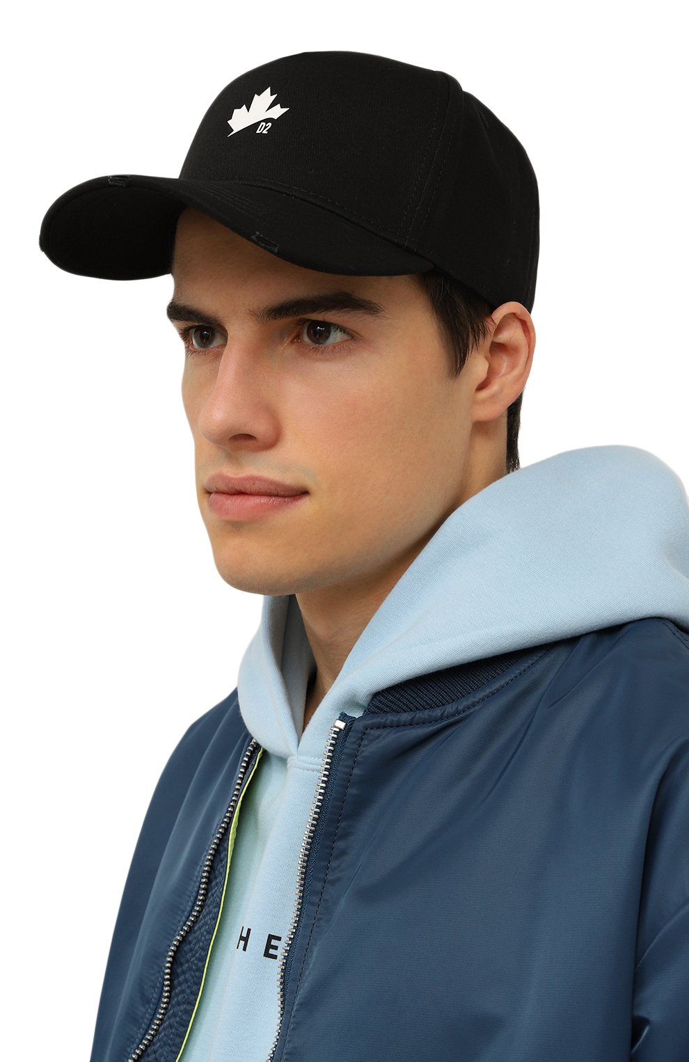 Хлопковая бейсболка DSQUARED2, арт. BCM0710/05C00001, фото 2