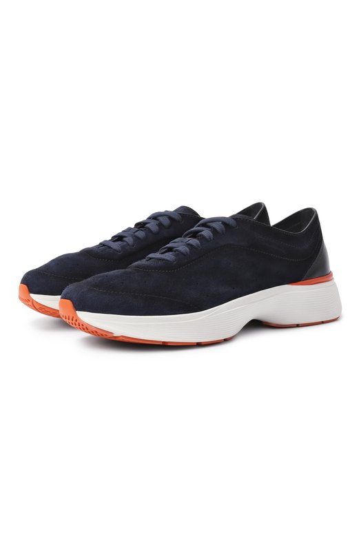 Замшевые кроссовки Bounce Santoni MBBG22070BARKS0G Синий MBBG22070BARKS0G