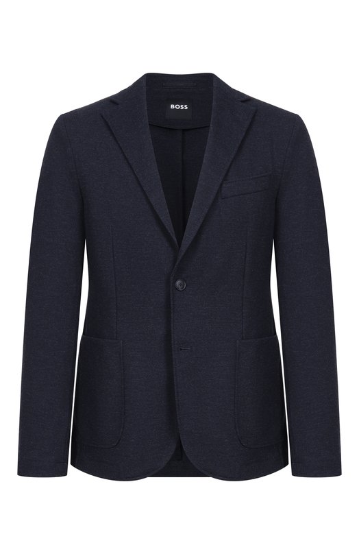 Однобортный пиджак BOSS 50554139 Синий 50554139