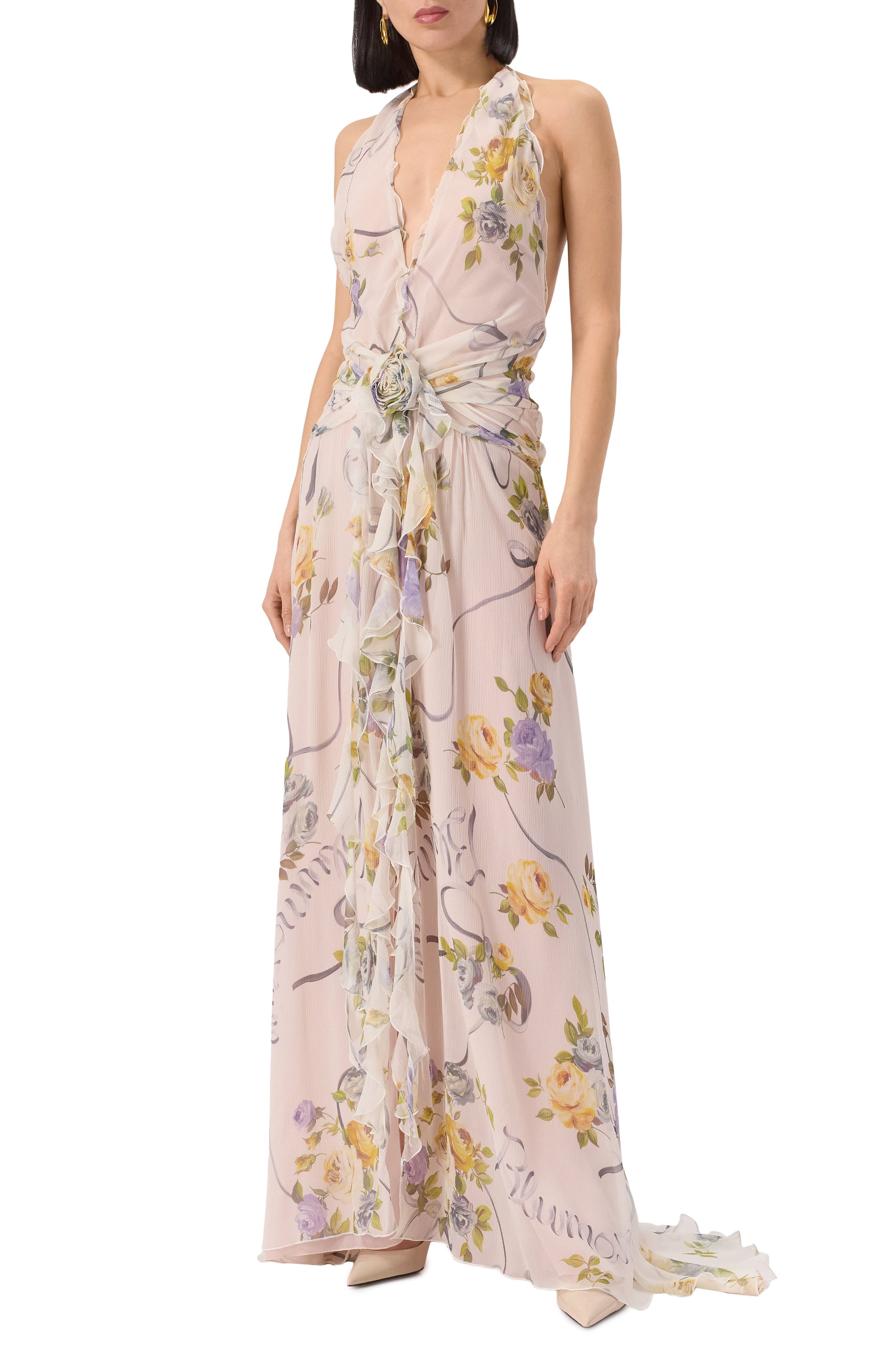 Шелковое платье BLUMARINE, арт. P522A647W, фото 3