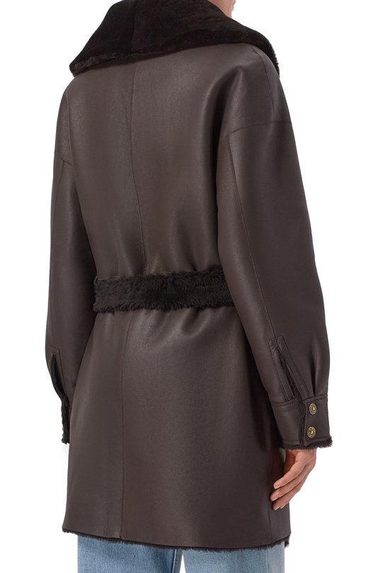 Двусторонняя дубленка из овчины Venera M. 2310FP-85VM Коричневый  2310FP-85VM Фото 4