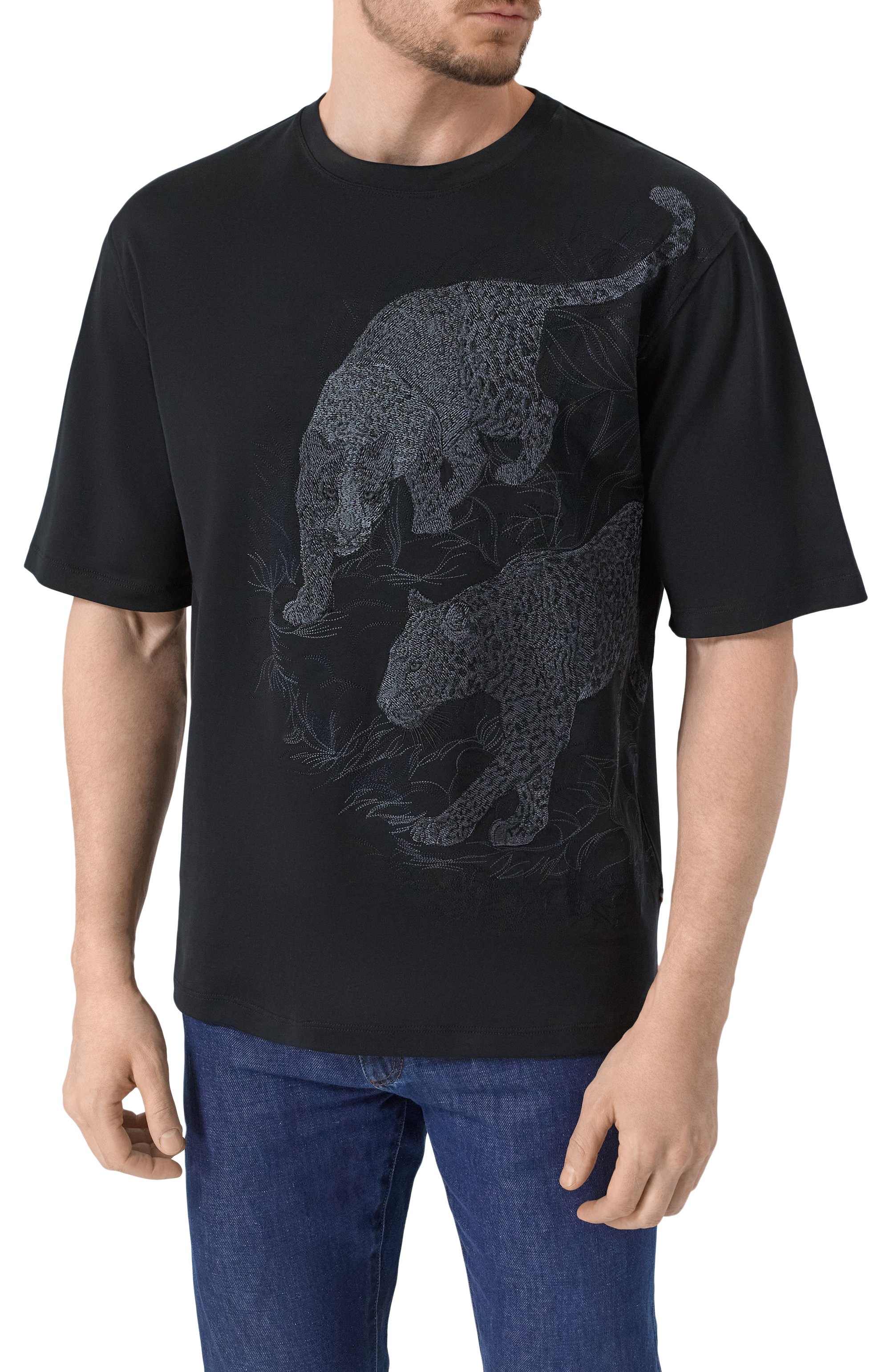 Хлопковая футболка STEFANO RICCI, арт. MNH5204430/LUXT, фото 3