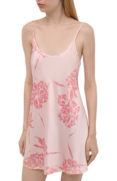 Шелковая сорочка LA PERLA розового цвета по цене 24000 руб., арт. 0020291/W245, фото 3 Шелковая сорочка LA PERLA, арт. 0020291/W245, фото 3