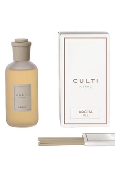 Диффузор stile classic aqqua (250ml) CULTI MILANO бесцветного цвета, арт. 8050534794779 | Фото 2 (Материал внутренний: Не назначено; Региональные ограничения белый список (Axapta Mercury): Не проставлено; Нос: Не проставлено; Статус проверки: Проверена категория; Ограничения доставки: flammable)