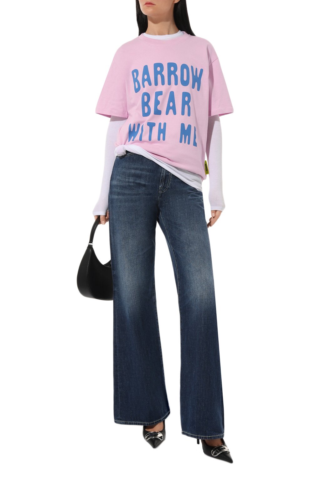 Хлопковая футболка BARROW, арт. F3BWW0TH130, фото 2