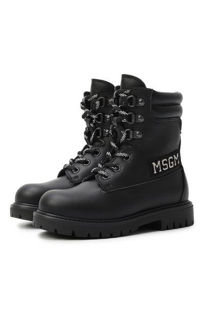Кожаные ботинки MSGM KIDS, арт. 81170/28-35