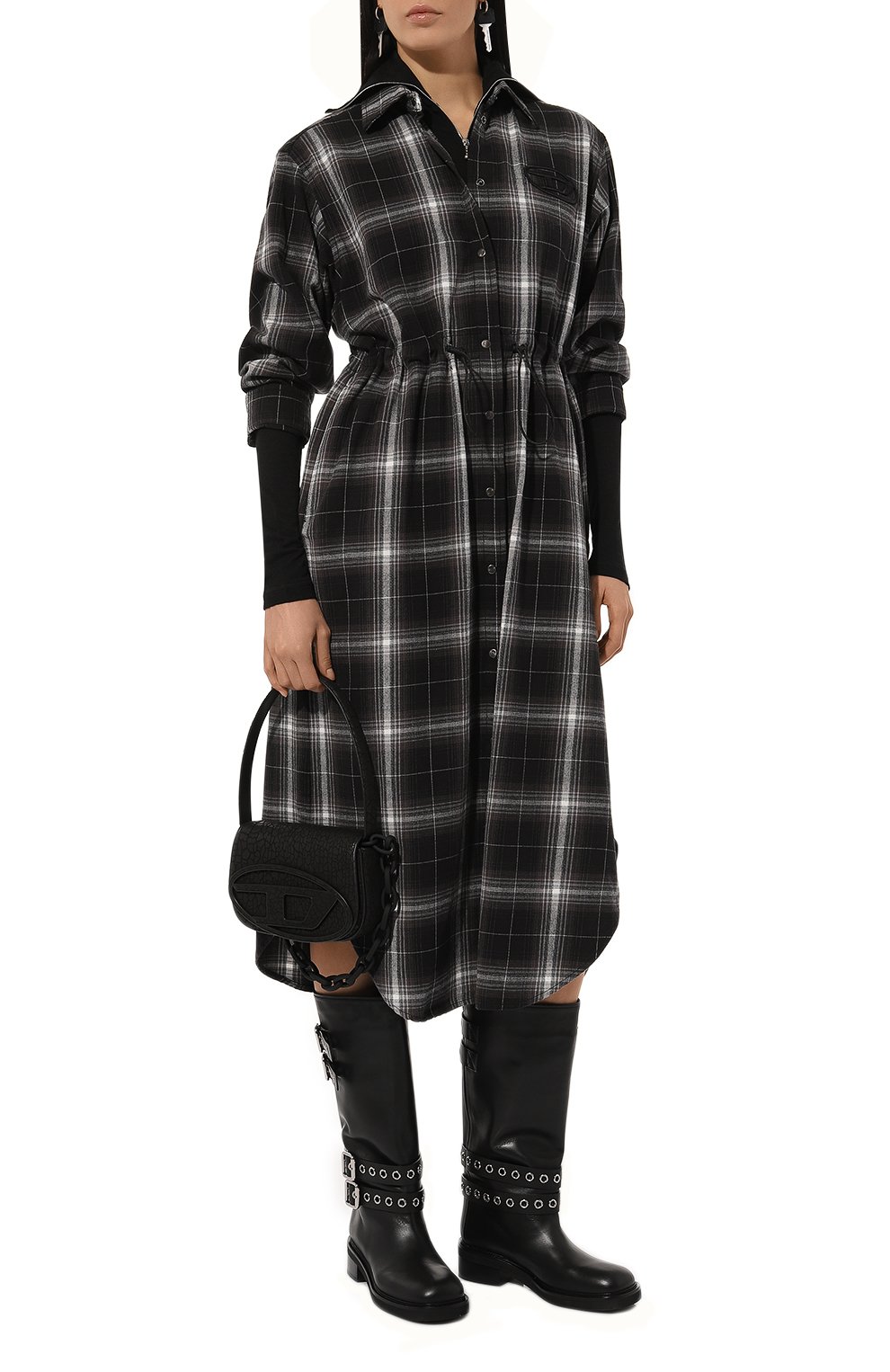 Хлопковое платье DIESEL, арт. A14690/0PITX, фото 2