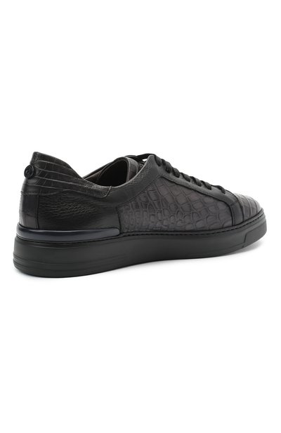 Кеды из кожи крокодила BARRETT, арт. CAR-9490.12/C0CC0DRILL0 SP0NGE/CNIL, фото 4