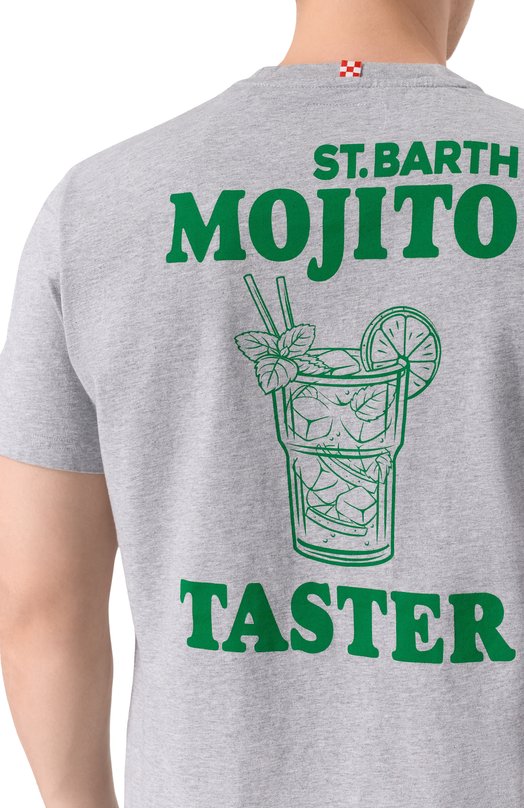 Хлопковая футболка MC2 Saint Barth ARN0001-02625I/ARN0TT Серый  ARN0001-02625I/ARN0TT Фото 5