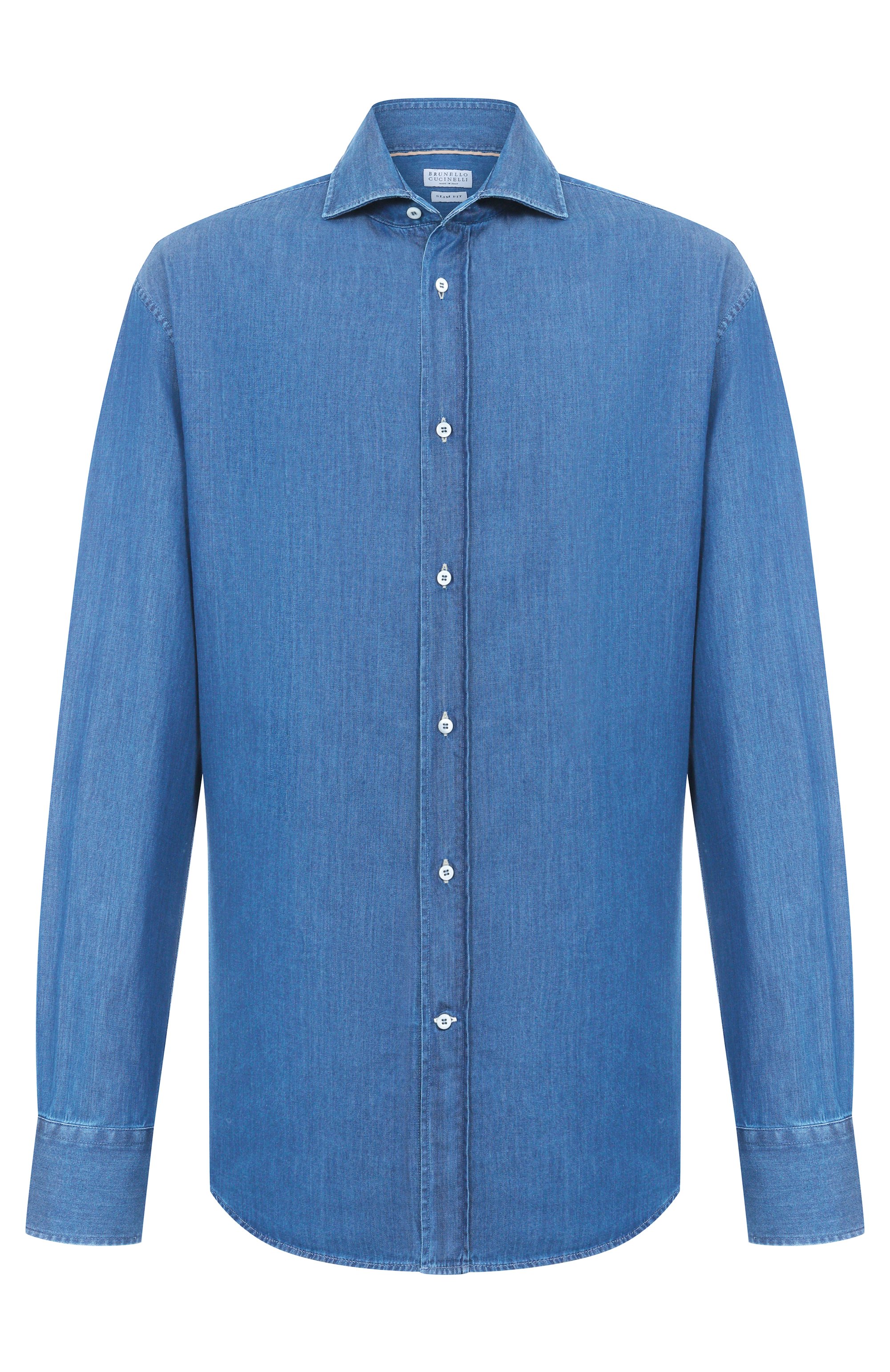 Джинсовая рубашка BRUNELLO CUCINELLI, арт. MR6831718, фото 1