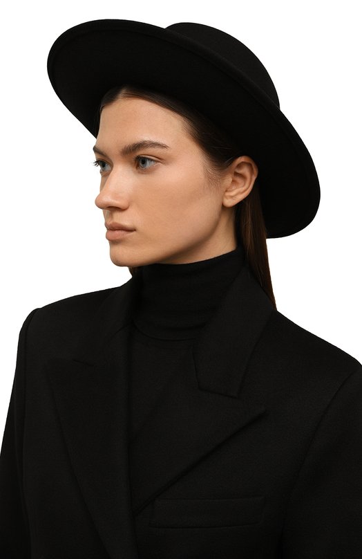 Фетровая шляпа VLogo Signature Valentino 5W2HAA26/HGH Чёрный  5W2HAA26/HGH Фото 2