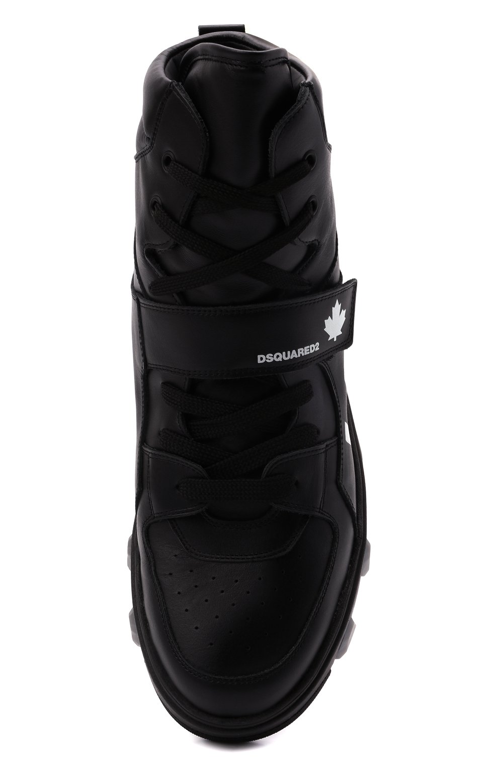 Кожаные кеды basket icon DSQUARED2, арт. SNM0182 01500001, фото 5