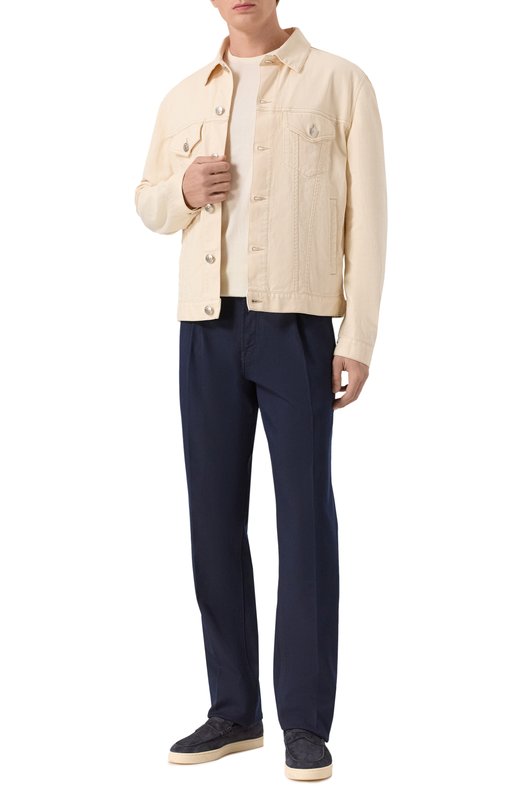Джинсовая куртка Brunello Cucinelli M277P6910 Кремовый  M277P6910 Фото 2
