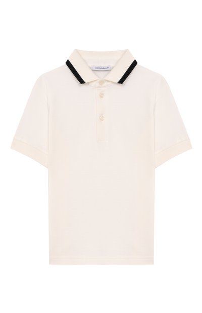 Хлопковое поло DOLCE & GABBANA, арт. L4JT8V/G7P1Q_001