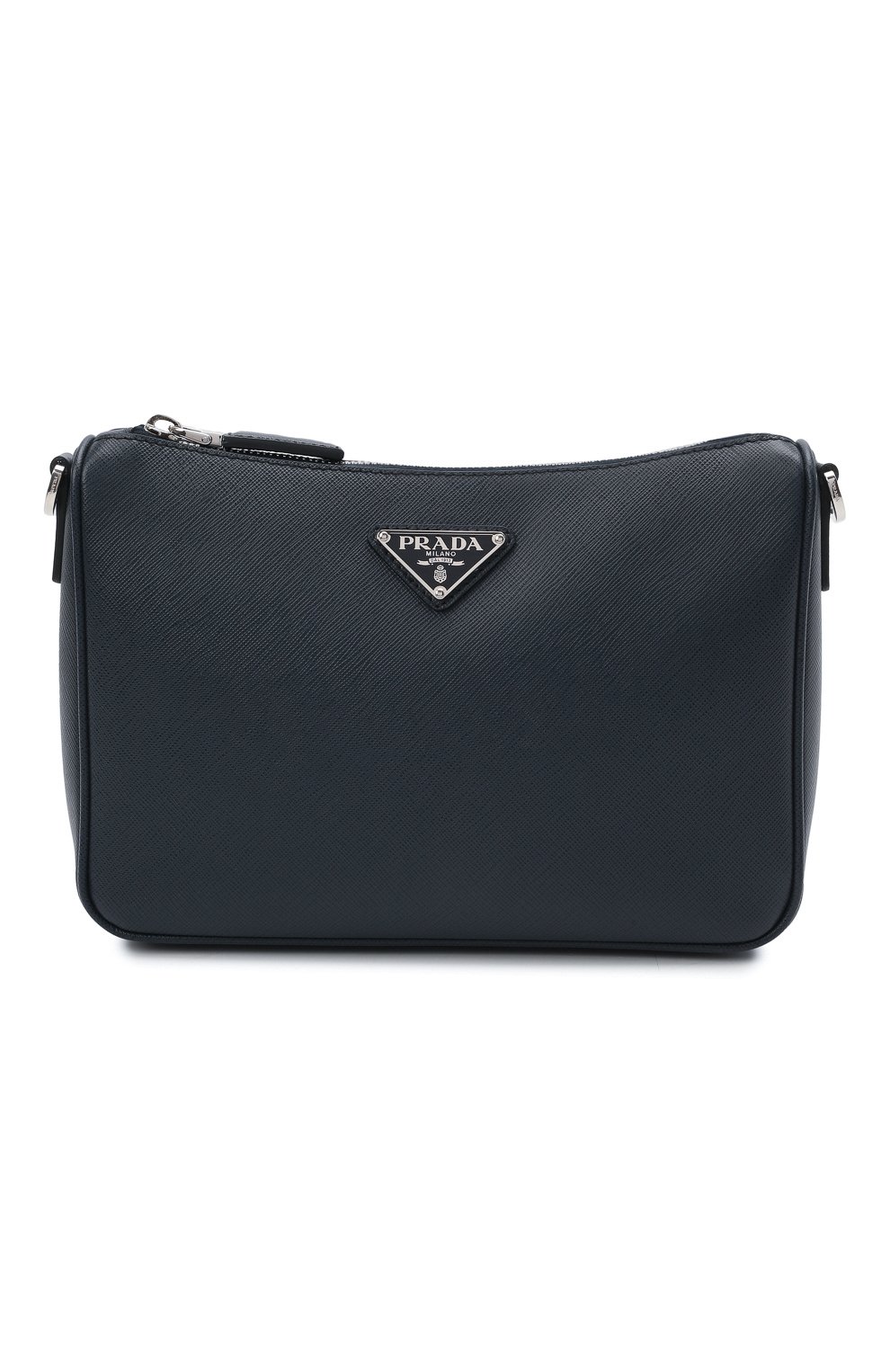 Кожаная сумка PRADA синего цвета по цене 165000 руб., арт. 2VH113-9Z2-F0216-DMM, фото 1 Кожаная сумка PRADA, арт. 2VH113-9Z2-F0216-DMM, фото 1