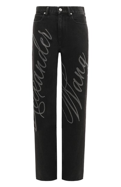 Женские джинсы с отделкой стразами ALEXANDER WANG, арт. 4DC3244455