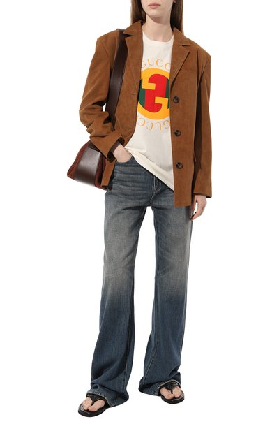 Хлопковая футболка GUCCI, арт. 717422/XJFV3, фото 2