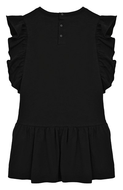 Хлопковое платье GIVENCHY черного цвета по цене 14550 руб., арт. H02039/6M-18M, фото 2 Хлопковое платье GIVENCHY, арт. H02039/6M-18M, фото 2