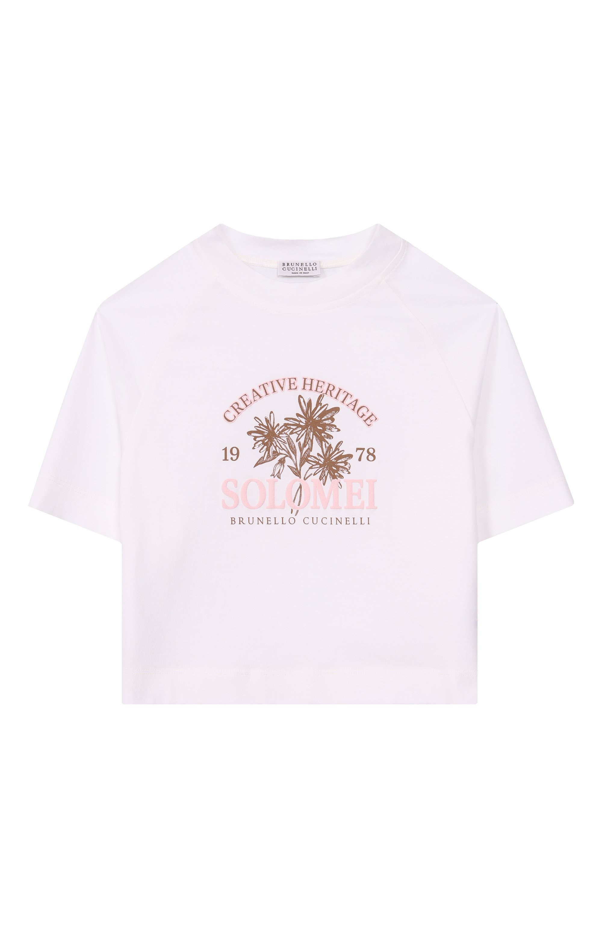 Хлопковая футболка BRUNELLO CUCINELLI, арт. B0T81T486A, фото 1
