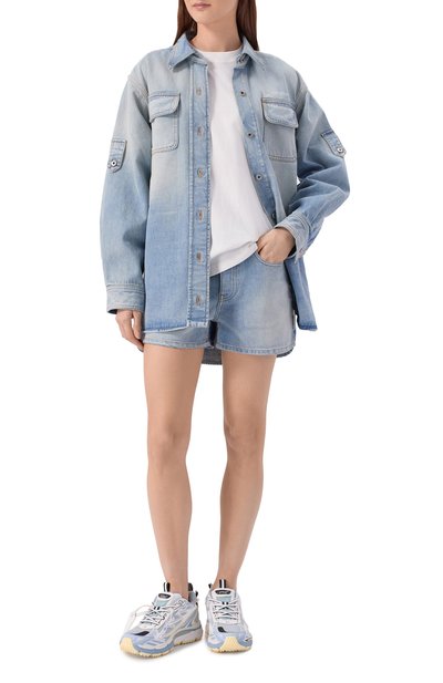 Джинсовые шорты OFF-WHITE, арт. 0WYC019S26DEN002, фото 2