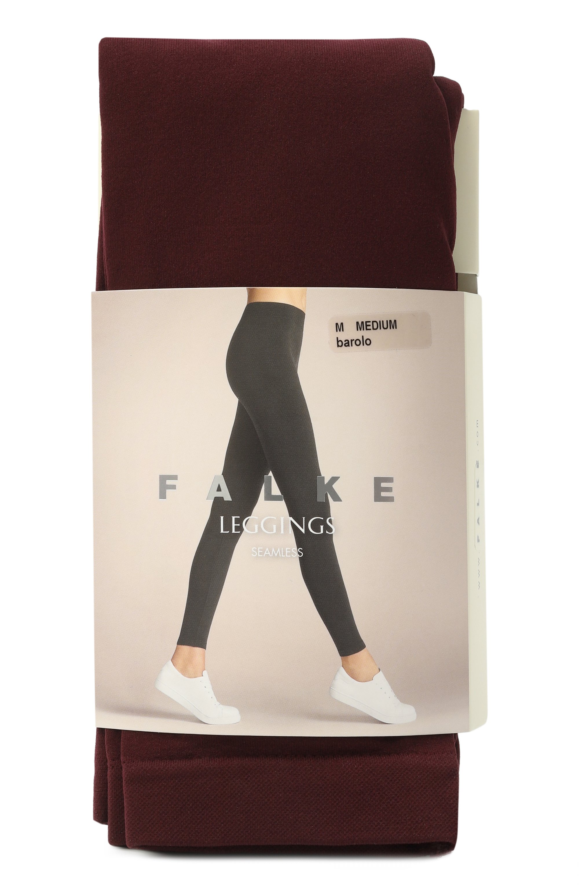 Легинсы FALKE бордового цвета по цене 8820 руб., арт. 41167, фото 1 Легинсы FALKE, арт. 41167, фото 1