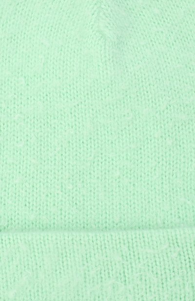 Шапка из шерсти и кашемира ACNE STUDIOS светло-зеленого цвета по цене 17000 руб., арт. C40111/M, фото 3 Шапка из шерсти и кашемира ACNE STUDIOS, арт. C40111/M, фото 3