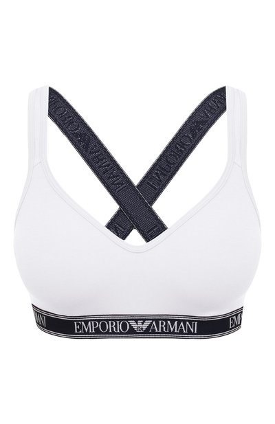 Женский хлопковый бра-топ EMPORIO ARMANI, арт. 163995/2R227