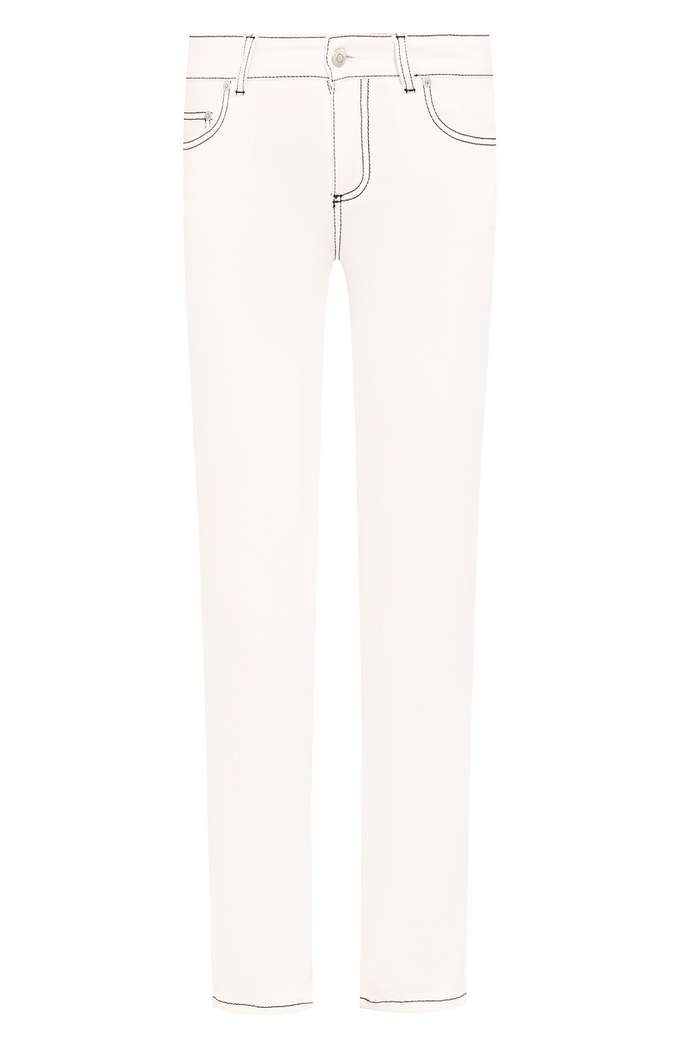 Джинсы ALEXANDER MCQUEEN белого цвета по цене 59650 руб., арт. 610473/QMAAT, фото 1 Джинсы ALEXANDER MCQUEEN, арт. 610473/QMAAT, фото 1