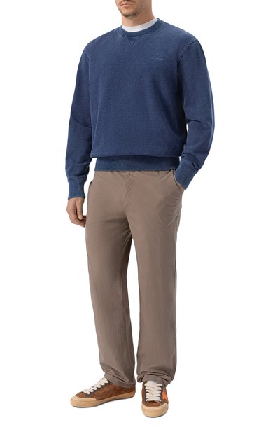 Хлопковый свитшот MC2 SAINT BARTH синего цвета по цене 26350 руб., арт. C00P001-00490L/C00PER, фото 2 Хлопковый свитшот MC2 SAINT BARTH, арт. C00P001-00490L/C00PER, фото 2