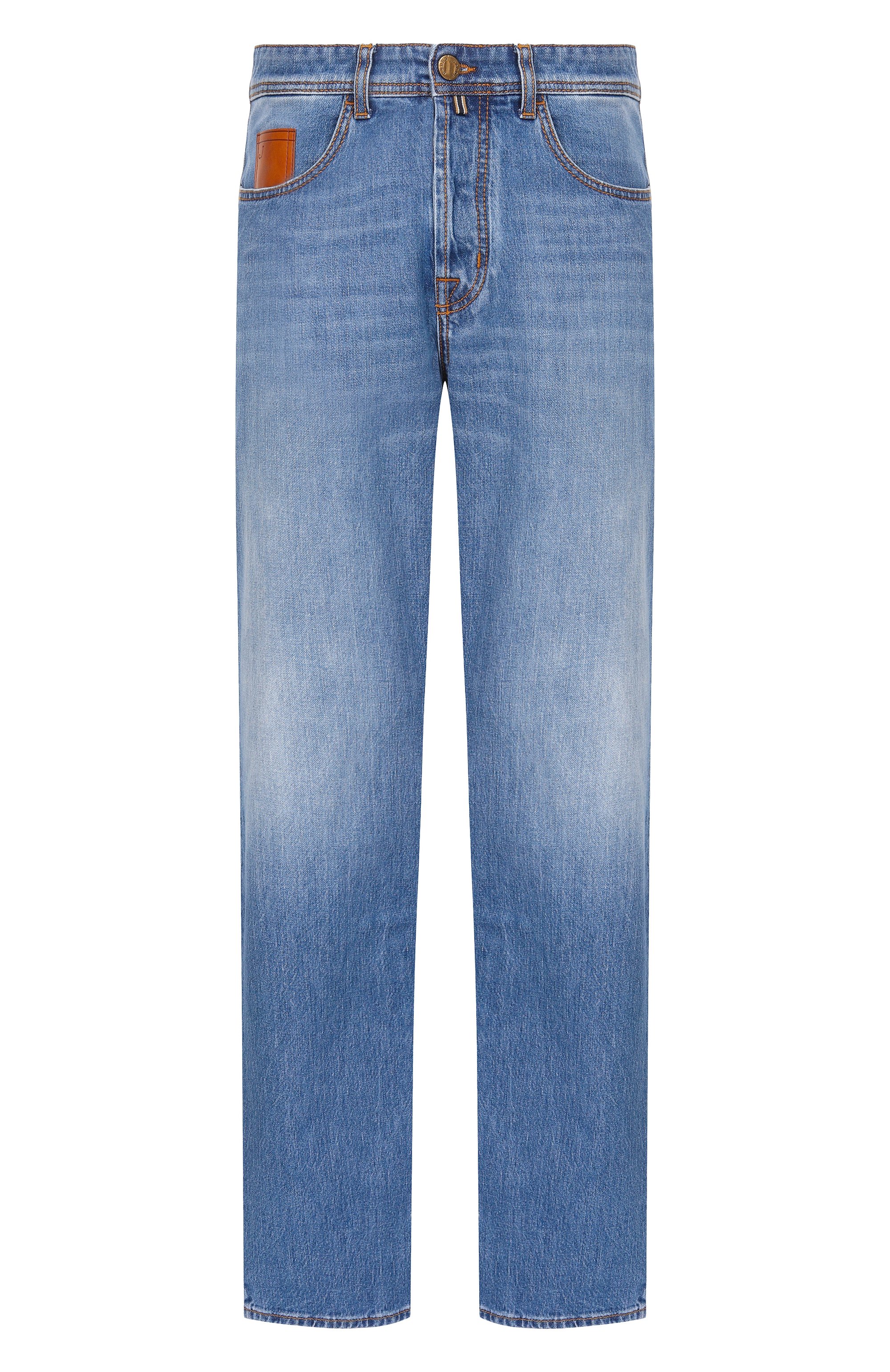 Джинсы chris JACOB COHEN голубого цвета по цене 59950 руб., арт. JUM_QE035 030 S4321 V2, фото 1 Джинсы chris JACOB COHEN, арт. JUM_QE035 030 S4321 V2, фото 1