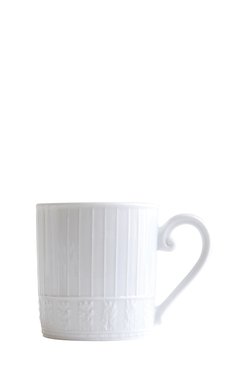 Кружка marly louvre white BERNARDAUD белого цвета, арт. 0542/22472 | Фото 1 (Статус проверки: Проверена категория; Коллекция: Louvre White; Нос: Не проставлено; Региональные ограничения белый список (Axapta Mercury): Не проставлено; Автоматизация Diginetica: Не назначено; Ограничения доставки: fragile-2)