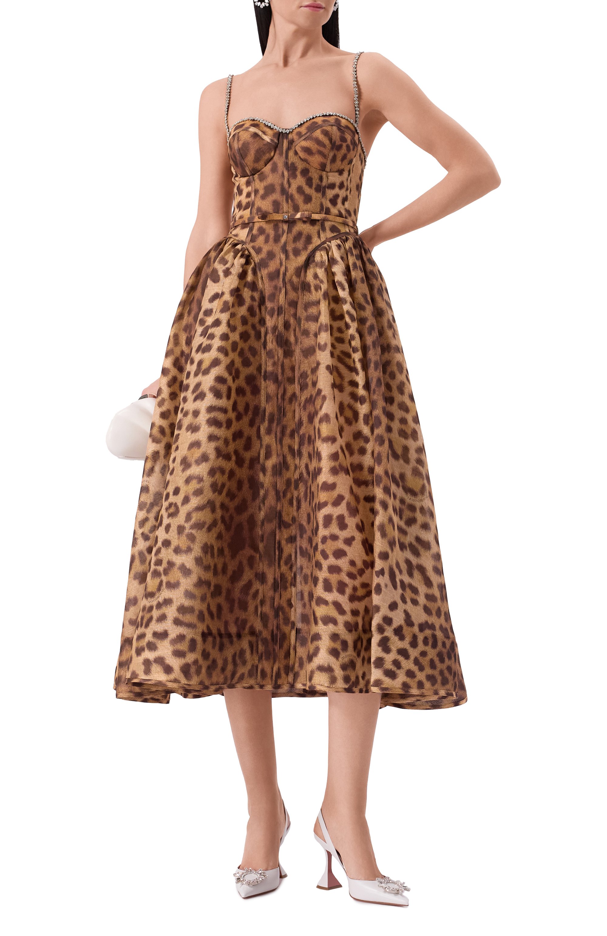 Платье изо льна и шелка ZIMMERMANN, арт. 2151DR251, фото 2