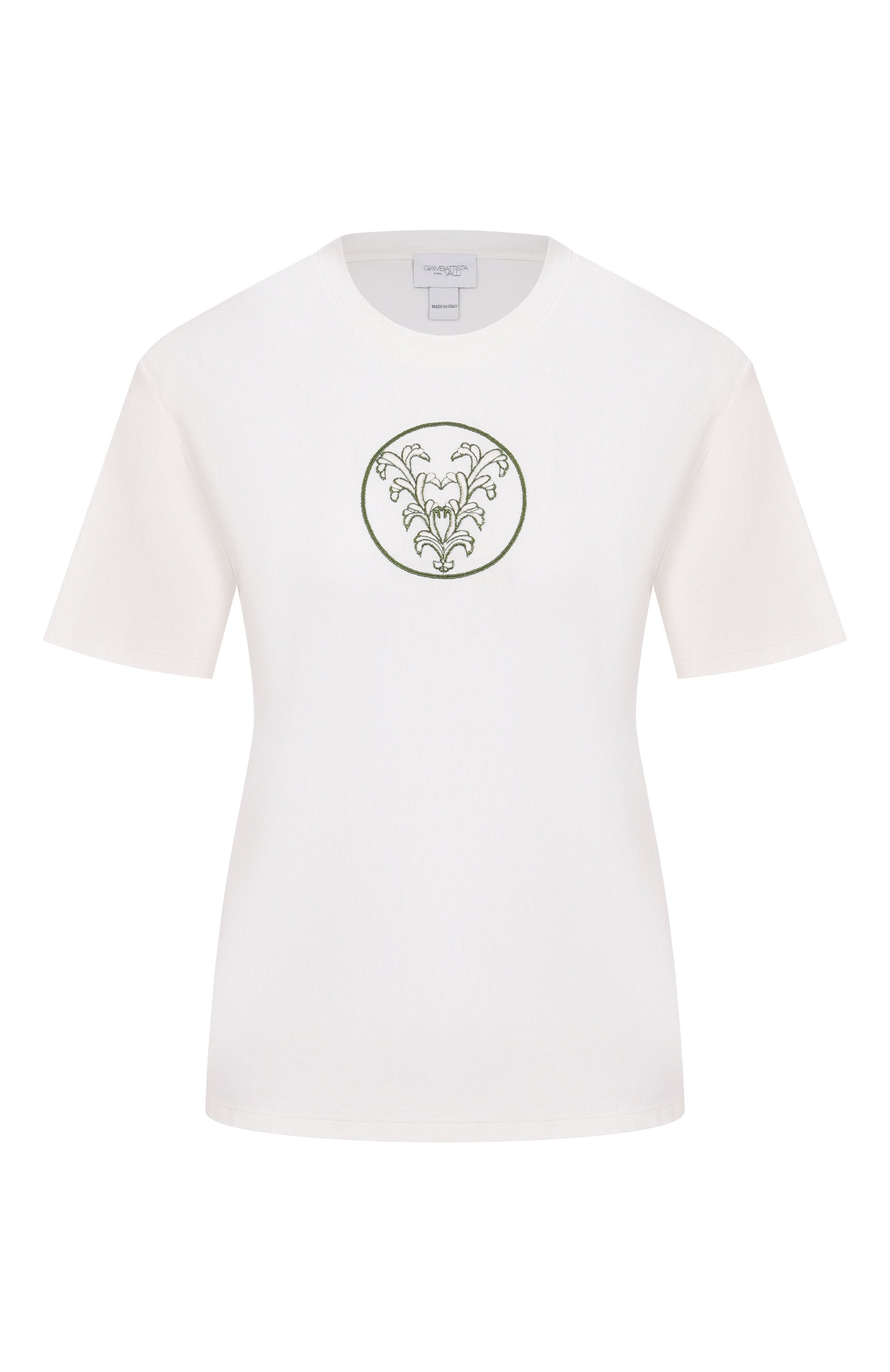 Хлопковая футболка GIAMBATTISTA VALLI, арт. 25SSPVLE4J03-03JEE, фото 1