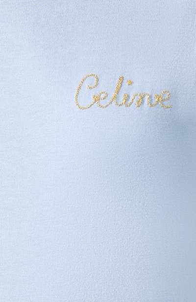 Хлопковая футболка CELINE, арт. 2X351501F, фото 5