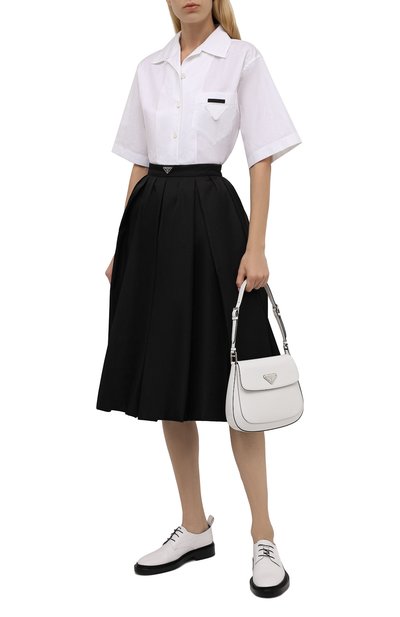 Плиссированная юбка PRADA, арт. 21H911-1WQ8-F0002-212, фото 2
