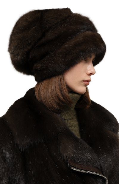 Шапка-кубанка из меха соболя VICTORIA KUSENKOVA, арт. 063300004683, фото 2