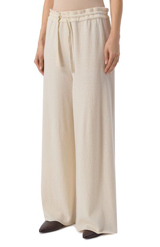 Кашемировые брюки Jil Sander J40KA0017/J13204 Бежевый  J40KA0017/J13204 Фото 3