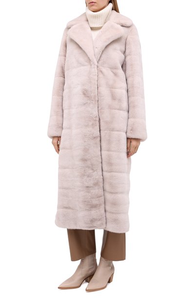 Шуба из меха норки YVES SALOMON, арт. 21WYM34222VFLX, фото 3