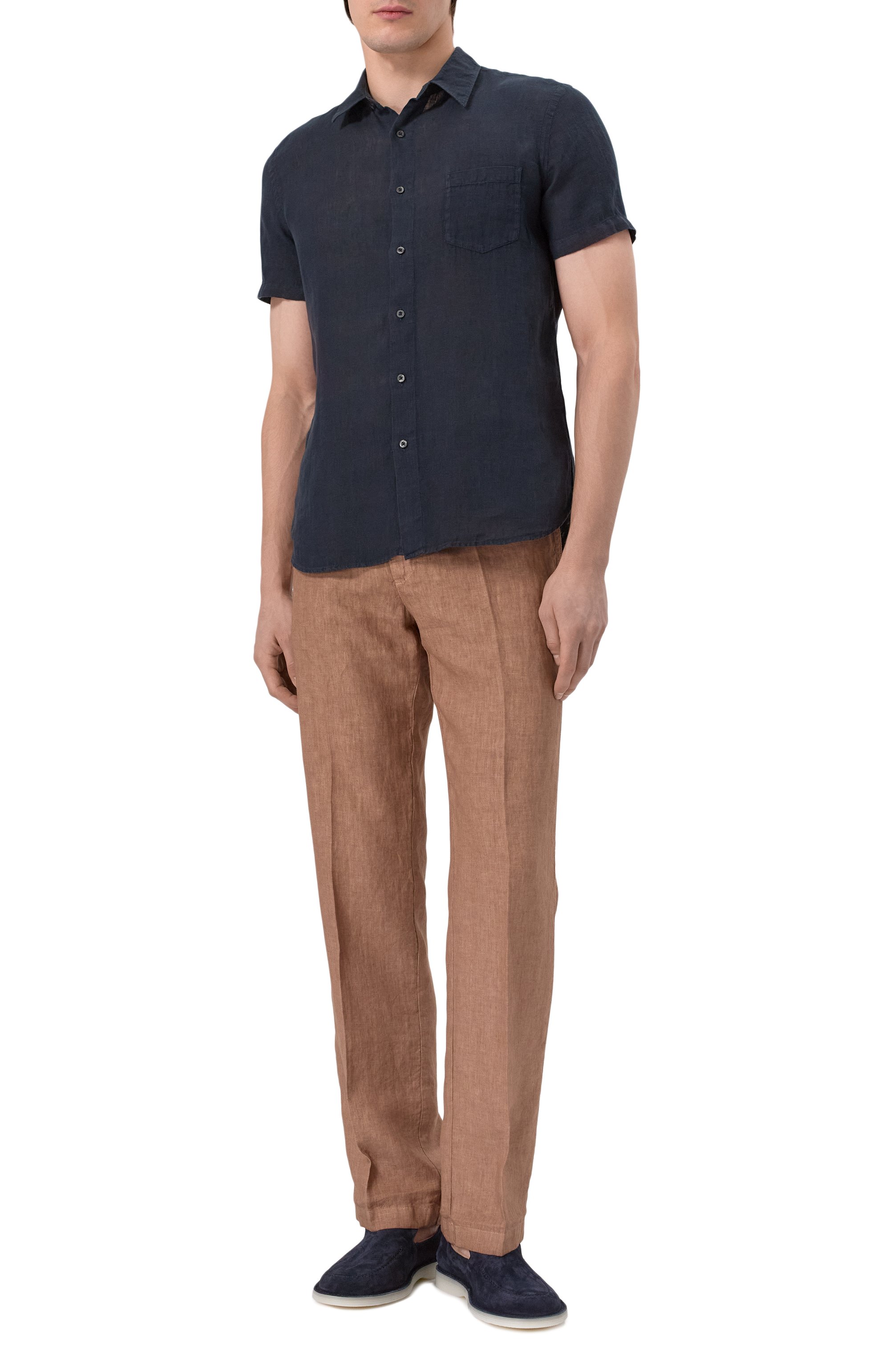 Льняные брюки 120% LINO, арт. 32ALIM29PT/0253/S00, фото 2