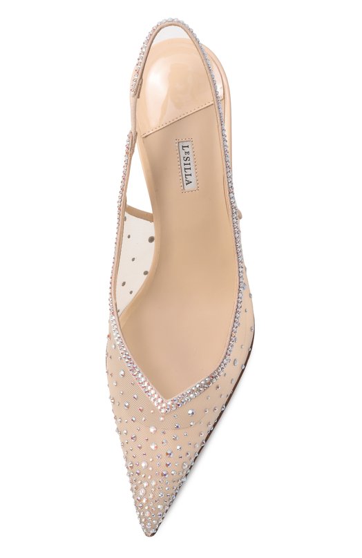 Текстильные туфли Nicole 80 Le Silla 4247D080BYPPGSL Кремовый  4247D080BYPPGSL Фото 6