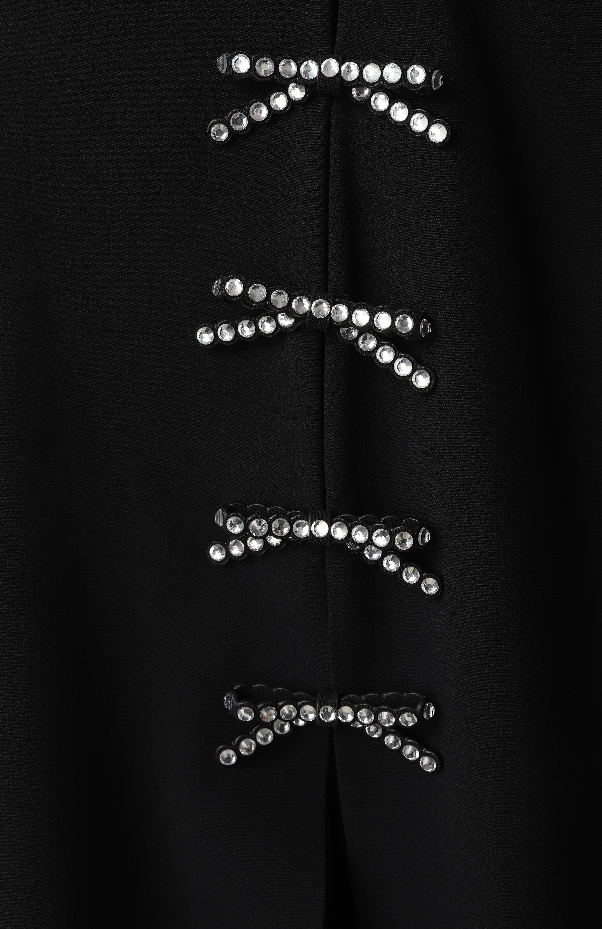 Платье с отделкой стразами ELIE SAAB черного цвета по цене 399500 руб., арт. D0533, фото 6 Платье с отделкой стразами ELIE SAAB, арт. D0533, фото 6