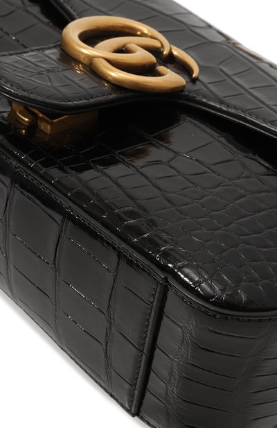 Сумка gg marmont small из кожи аллигатора GUCCI, арт. 443497 EV40E, фото 3
